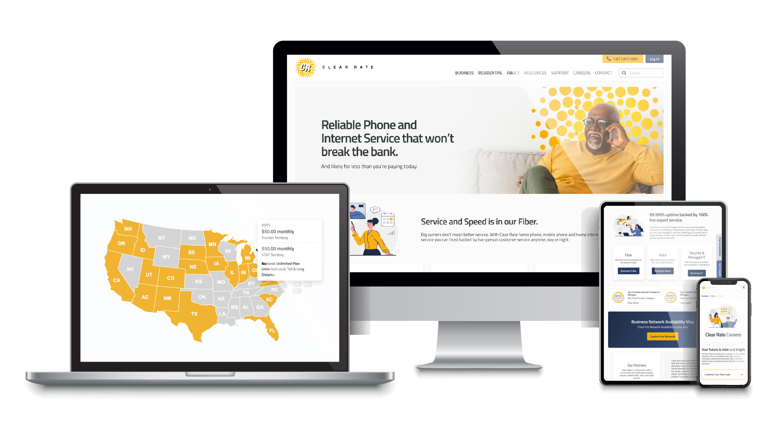 Services Offered By Clear Rate Communications Clear Rate | Emerging Tech | Our Work | the JRT agency®